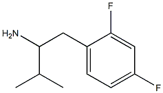 1-(2,4-DIFLUOROPHENYL)-3-METHYLBUTAN-2-AMINE Structure