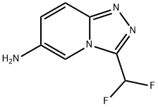 3-(difluoromethyl)-[1,2,4]triazolo[4,3-a]pyridin-6-amine Structure