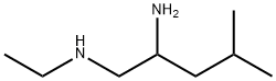 (2-amino-4-methylpentyl)(ethyl)amine 구조식 이미지