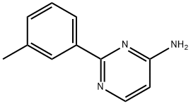 4-Amino-2-(3-tolyl)pyrimidine Structure