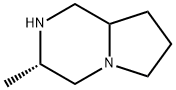 Pyrrolo[1,2-a]pyrazine, octahydro-3-Methyl-, (3S)- Structure