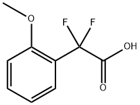 2,2-Difluoro-2-(2-methoxyphenyl)acetic Acid Structure