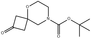 tert-butyl 2-oxo-5-oxa-8-azaspiro[3.5]nonane-8-carboxylate Structure