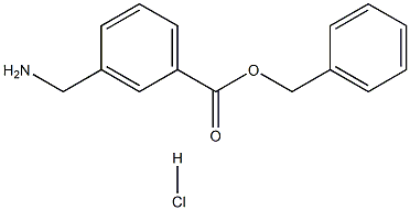 benzyl 3-(aminomethyl)benzoate hydrochloride Structure