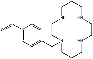 4-((1,4,8,11-tetraazacyclotetradecan-1-yl)methyl)benzaldehyde trihydrochloride 구조식 이미지