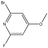 2-bromo-6-fluoro-4-methoxypyridine Structure