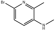 (6-Bromo-2-methyl-pyridin-3-yl)-methyl-amine Structure