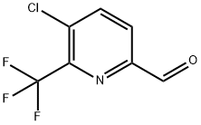 2-Pyridinecarboxaldehyde, 5-chloro-6-(trifluoromethyl)- Structure