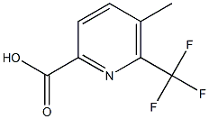 5-methyl-6-(trifluoromethyl)pyridine-2-carboxylic acid Structure