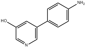 3-Hydroxy-5-(4-aminophenyl)pyridine Structure