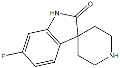 6-Fluorospiro[indoline-3,4'-piperidin]-2-one 구조식 이미지