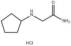 2-(cyclopentylamino)acetamide hydrochloride 구조식 이미지