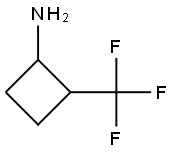 2-(trifluoromethyl)cyclobutan-1-amine Structure