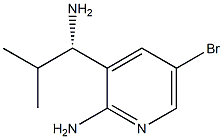 (S)-3-(1-amino-2-methylpropyl)-5-bromopyridin-2-amine Structure
