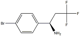 (1R)-1-(4-bromophenyl)-3,3,3-trifluoropropan-1-amine Structure