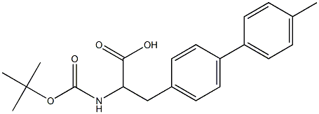 Boc-4-(4-methylphenyl)-DL-phenylalanine Structure