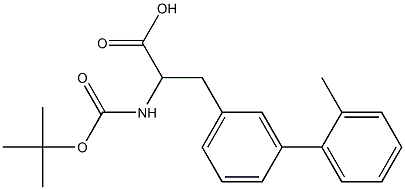 Boc-3-(2-methylphenyl)-DL-phenylalanine Structure