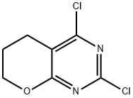 2,4-dichloro-6,7-dihydro-5H-pyrano[2,3-d]pyrimidine 구조식 이미지