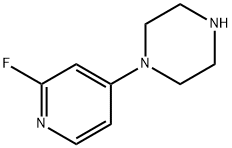 1-(2-fluoropyridin-4-yl)piperazine Structure