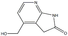 4-(hydroxymethyl)-1,3-dihydro-2H-pyrrolo[2,3-b]pyridin-2-one Structure