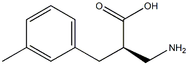 (R)-3-amino-2-(3-methylbenzyl)propanoicacid Structure