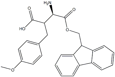 Fmoc-(R)-3-amino-2-(4-methoxybenzyl)propanoicacid Structure