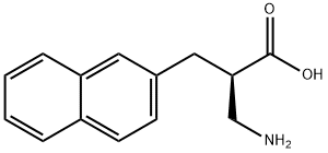 (R)-3-amino-2-(naphthalen-2-ylmethyl)propanoicacid Structure