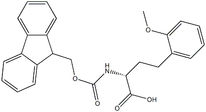 Fmoc-2-methoxy-D-homophenylalanine 구조식 이미지