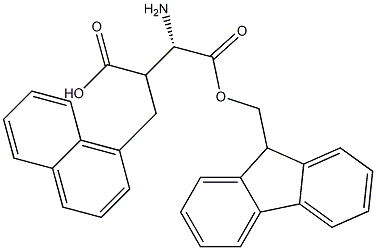Fmoc-(S)-3-amino-2-(naphthalen-1-ylmethyl)propanoicacid Structure
