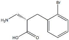 (S)-3-amino-2-(2-bromobenzyl)propanoicacid Structure