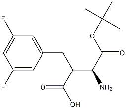 Boc-(S)-3-amino-2-(3,5-difluorobenzyl)propanoicacid Structure