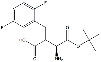 Boc-(S)-3-amino-2-(2,5-difluorobenzyl)propanoicacid Structure