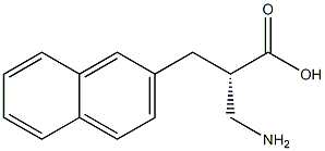 (S)-3-amino-2-(naphthalen-2-ylmethyl)propanoicacid Structure