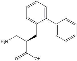 (R)-3-([1,1'-biphenyl]-2-yl)-2-(aminomethyl)propanoicacid 구조식 이미지