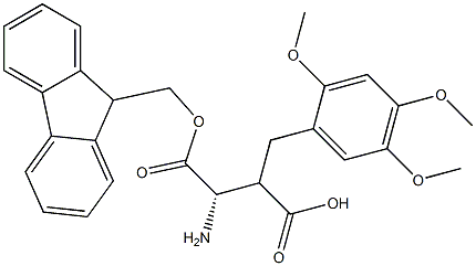 Fmoc-(S)-3-amino-2-(2,4,5-trimethoxybenzyl)propanoicacid Structure