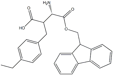 Fmoc-(S)-3-amino-2-(4-ethylbenzyl)propanoicacid Structure