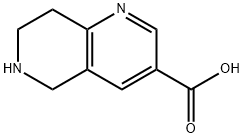5,6,7,8-tetrahydro-[1,6]naphthyridine-3-carboxylic acid 구조식 이미지