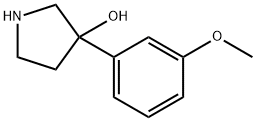 3-(3-Methoxyphenyl)-3-pyrrolidinol Structure