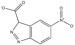 5-nitro-3H-indazole-3-carboxylate Structure
