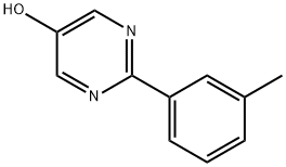 5-Hydroxy-2-(3-tolyl)pyrimidine 구조식 이미지