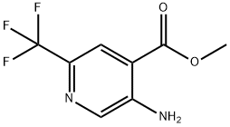 5-Amino-2-trifluoromethyl-isonicotinic acid methyl ester Structure