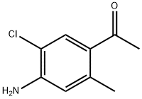 1-(4-Amino-5-chloro-2-methyl-phenyl)-ethanone 구조식 이미지