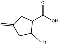 2-Amino-4-methylene-cyclopentanecarboxylic acid Structure