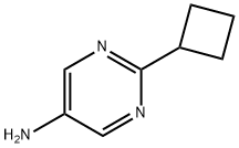 5-Amino-2-(cyclobutyl)pyrimidine Structure