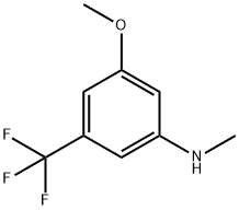 3-Methoxy-N-methyl-5-(trifluoromethyl)aniline Structure