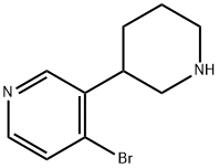 4-BROMO-3-(PIPERIDIN-3-YL)PYRIDINE Structure