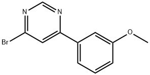 4-Bromo-6-(3-methoxyphenyl)pyrimidine Structure