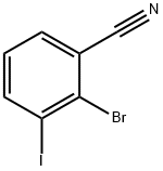 2-Bromo-3-iodobenzonitrile 구조식 이미지