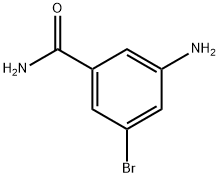3-Amino-5-bromobenzamide 구조식 이미지