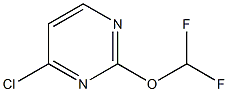 4-chloro-2-(difluoromethoxy)pyrimidine Structure